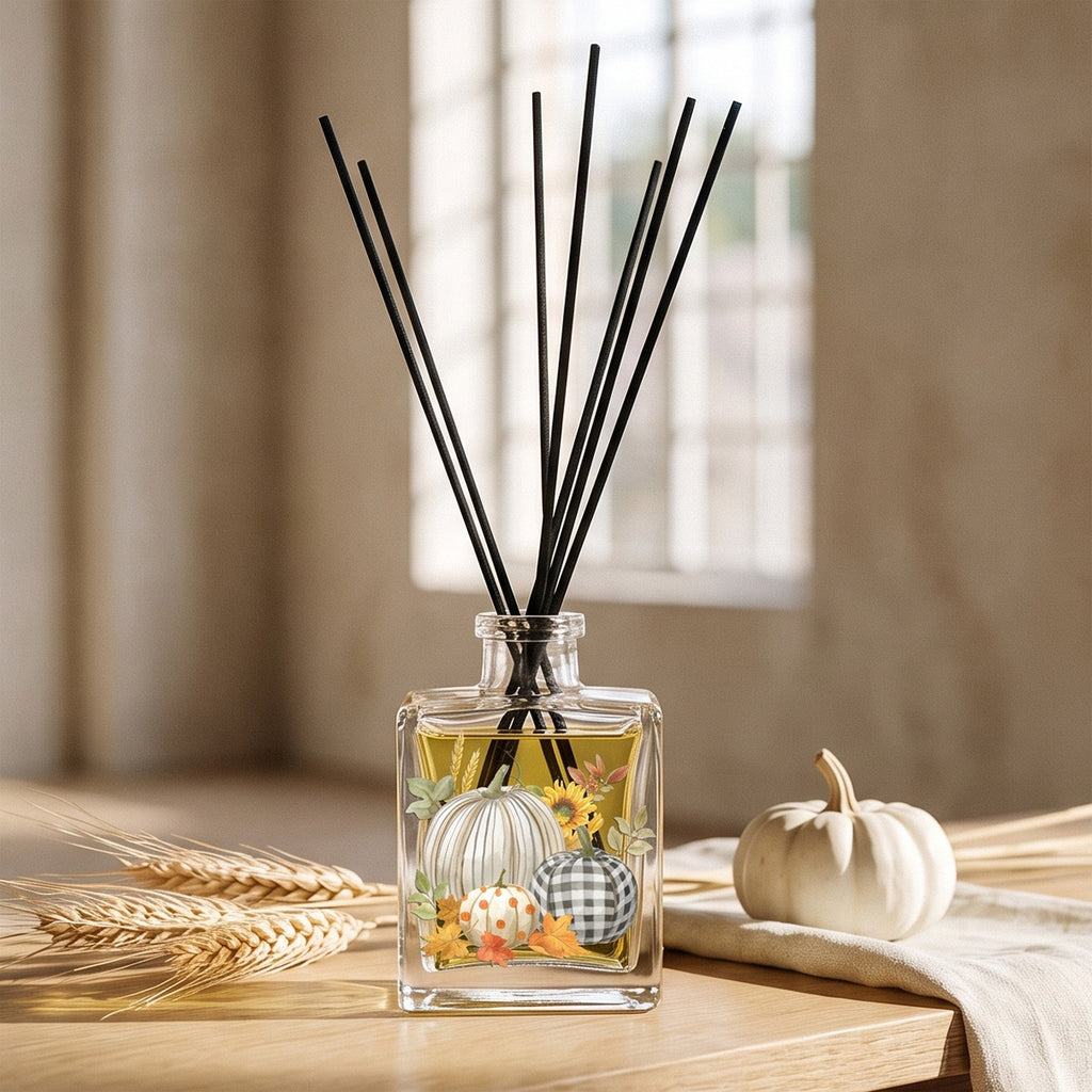 Harvest Batch - Spiced Pumpkin 5oz Oil Reed Diffuser Set