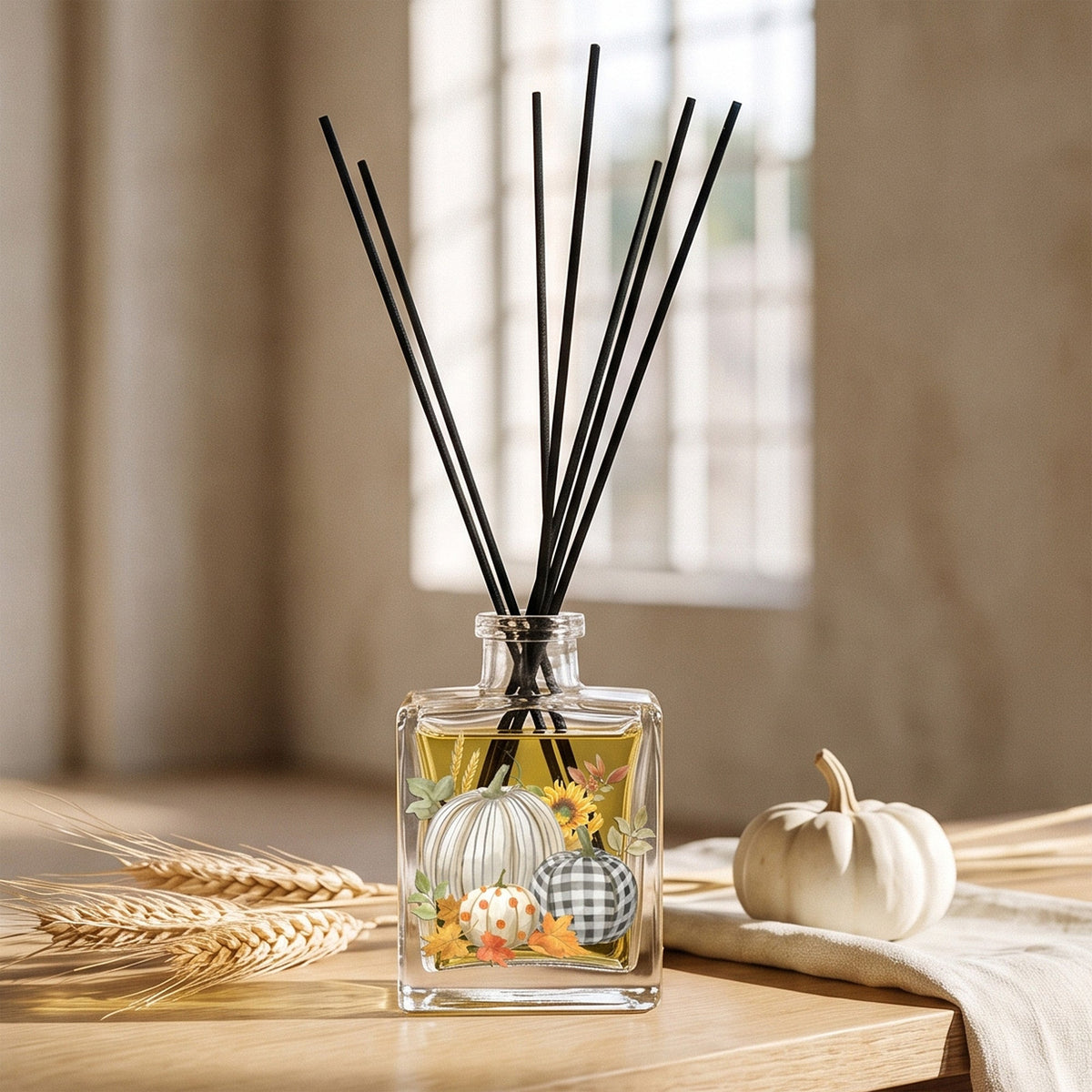 Harvest Batch - Spiced Pumpkin 5oz Oil Reed Diffuser Set