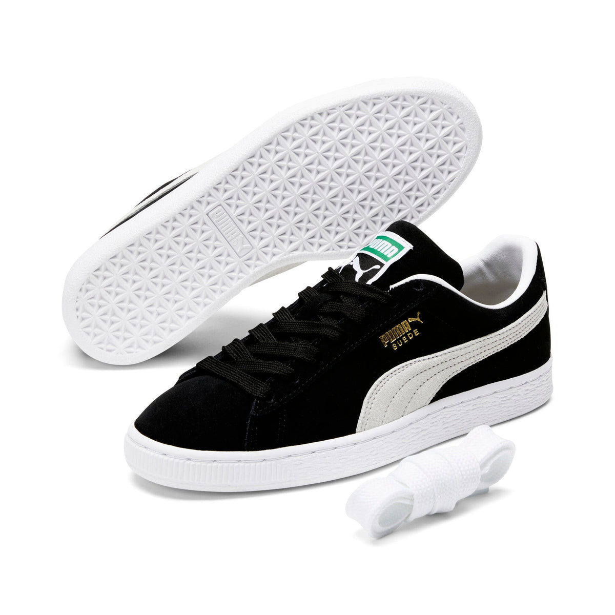 Puma Womens Suede Classic XXI Black White