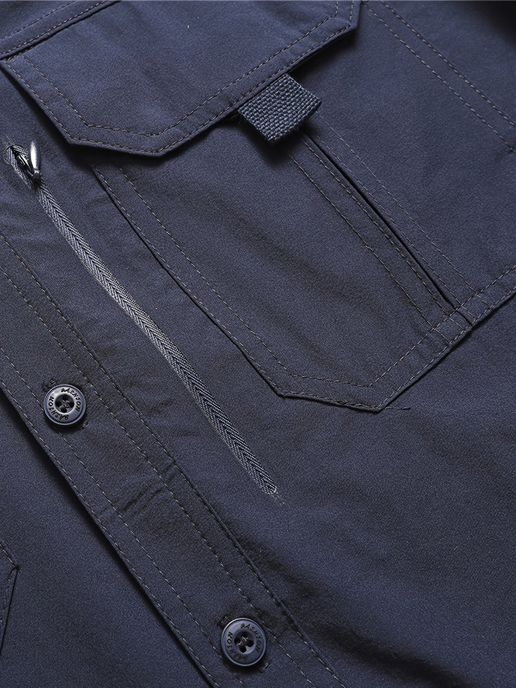 Hollis | Utility-Langarm-Cargoshirt