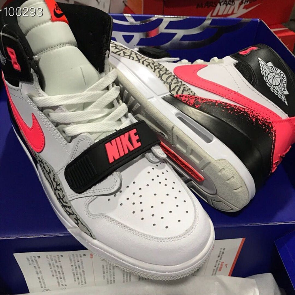 Air Jordan Legacy 312 Hot Punch – White / Hot Punch / Black / Cement