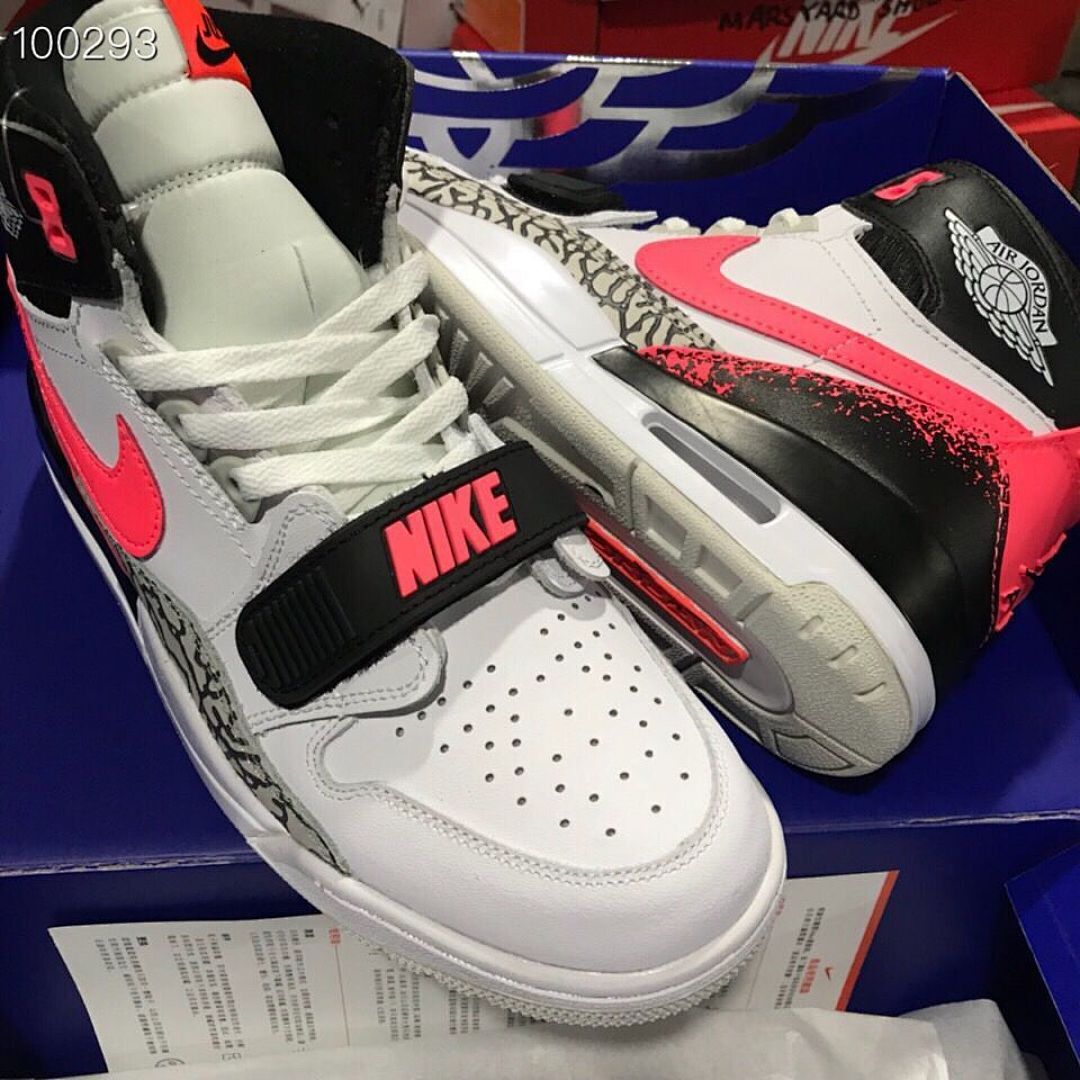 Air Jordan Legacy 312 Hot Punch – White / Hot Punch / Black / Cement