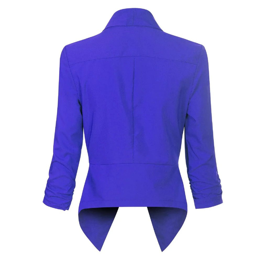 Beverly | Drapierter Blazer mit offener Front
