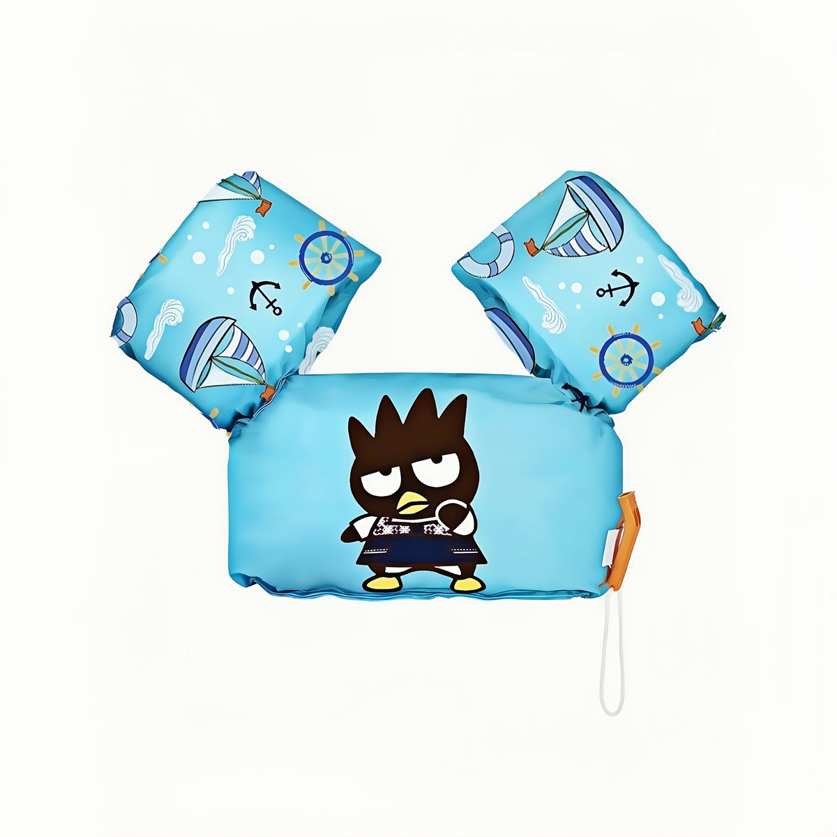 Kids Adjustable Swim Vest for Toddlers Ages 1-9 – Lightweight Floating Jacket, Cute Blue Cartoon Pattern, Patented Safety Design for Boys Girls Pool Beach