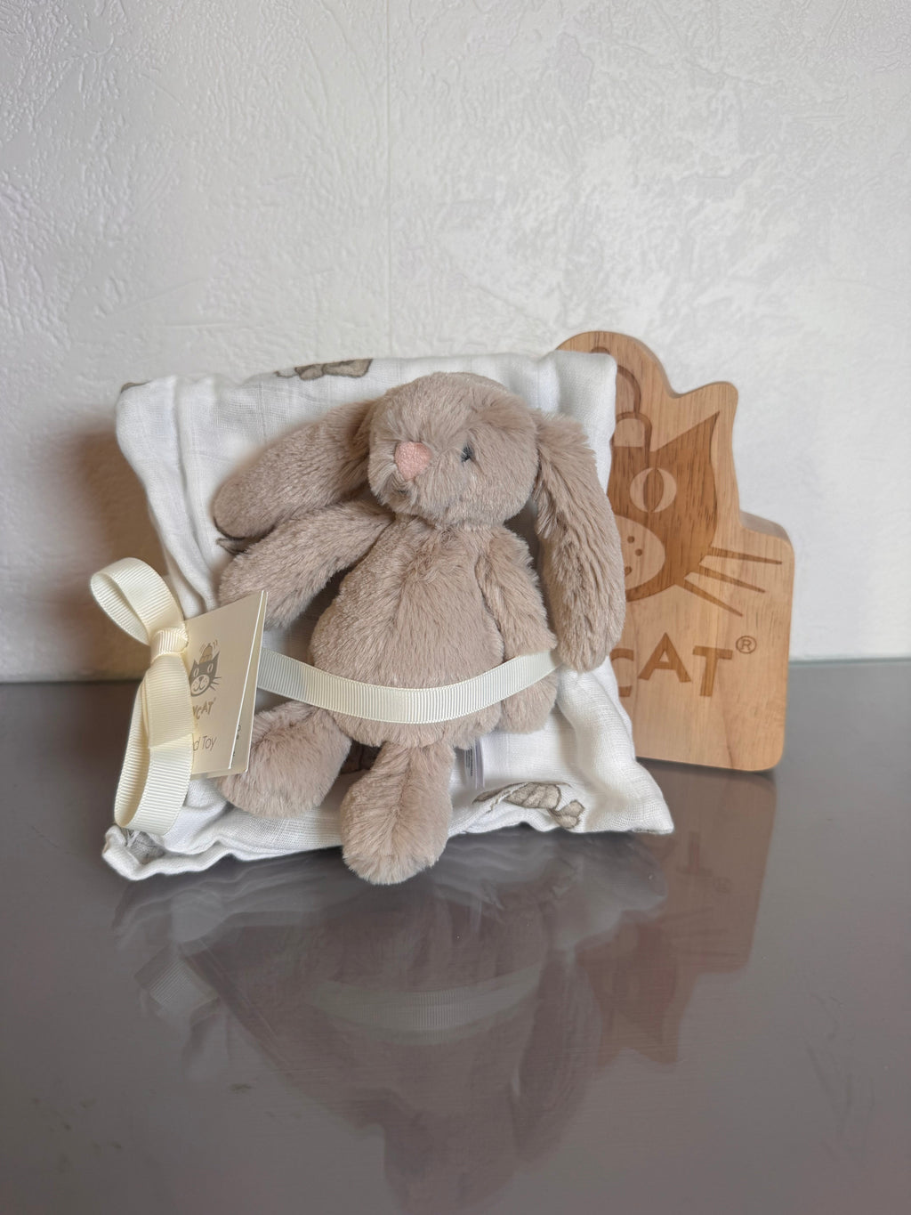 Jellycat Bashful Beige Bunny Muslin and Toy