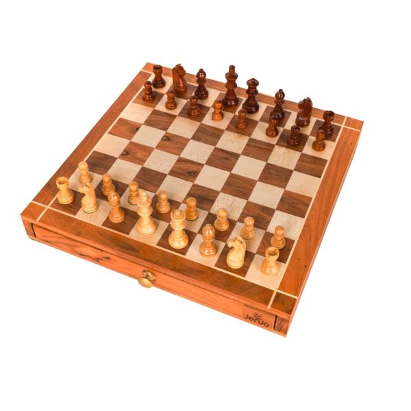 Chess & Checkers Wooden Game Set