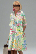 Violetta | Stilvolles florales Kleid in Multicolour