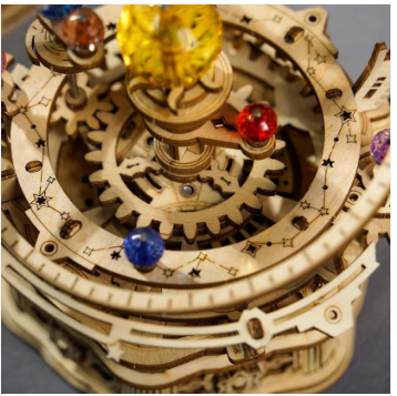 Robotime ROKR 3D Wooden Puzzle Music Box Starry Night