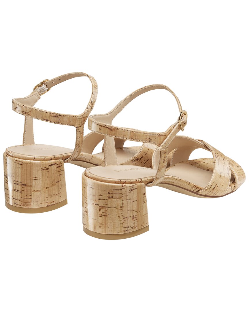 Stuart Weitzman Dayna Block 50 Cork Sandal