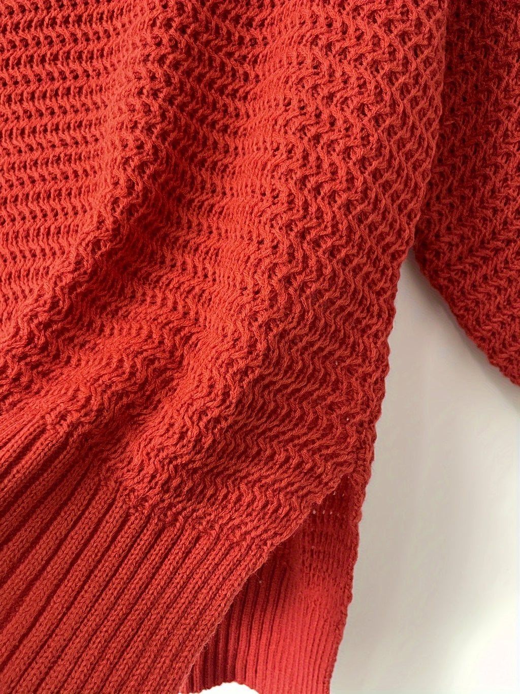 Faye | Strukturierter Pullover mit hohem Kragen