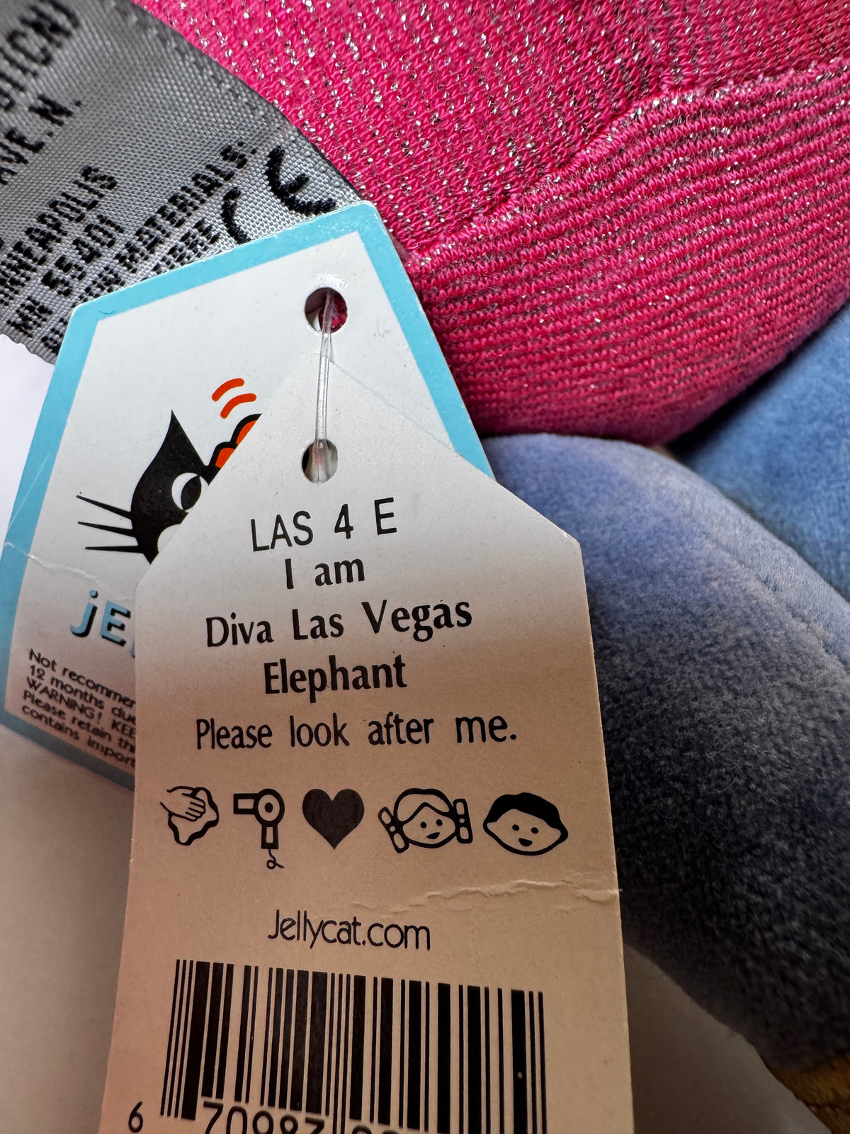 Jellycat Diva Las Vegas Elephant