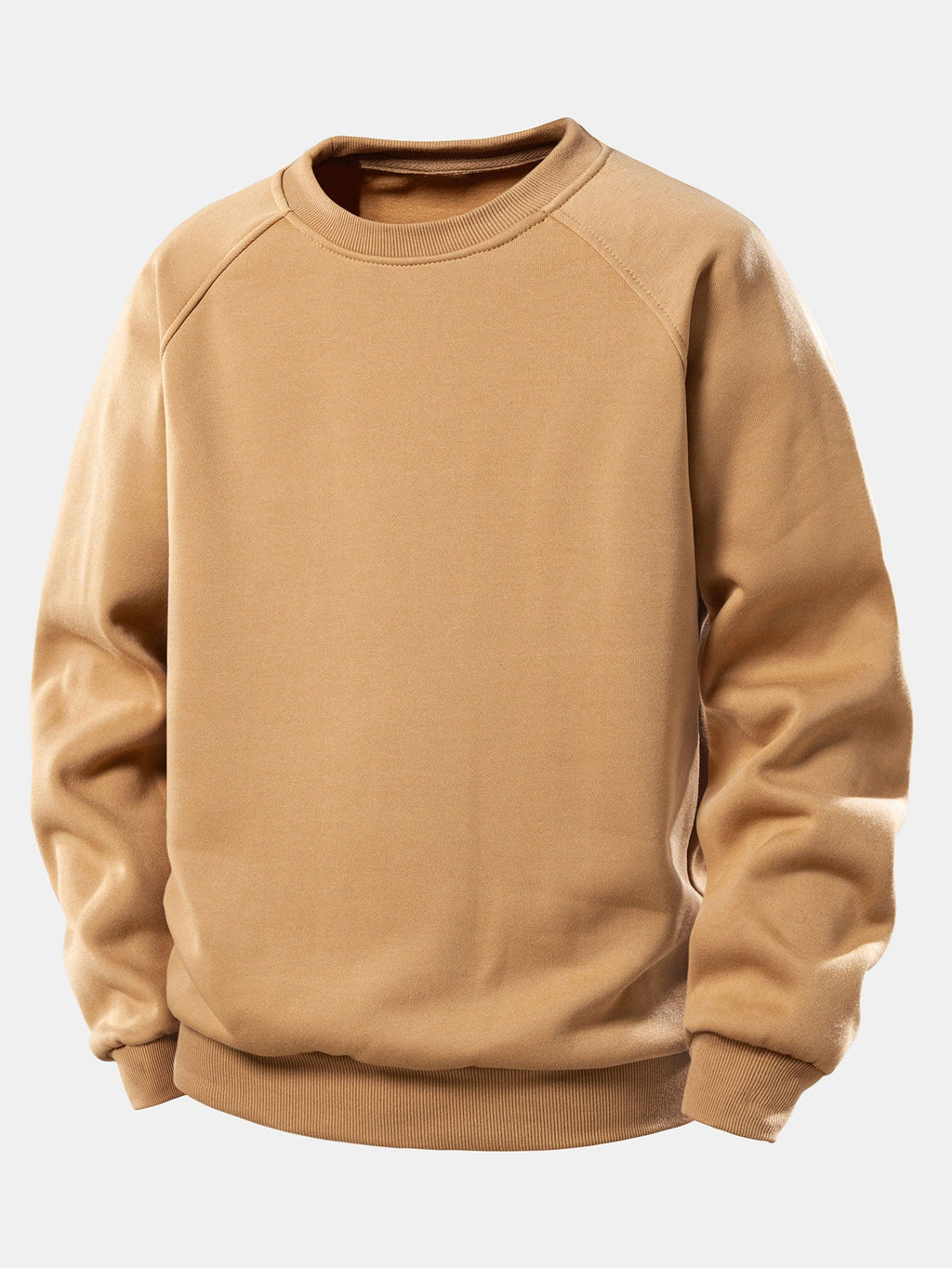Basic Raglan Sleeve Crew Neck Sweatshirt