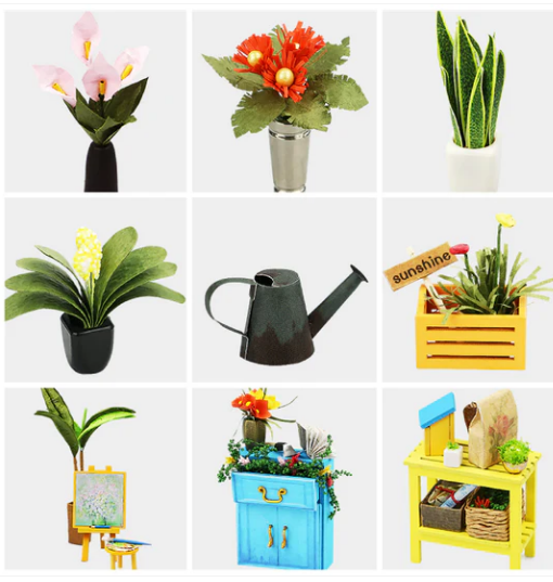 Robotime Rolife DIY Miniature House Cathy's Flower House