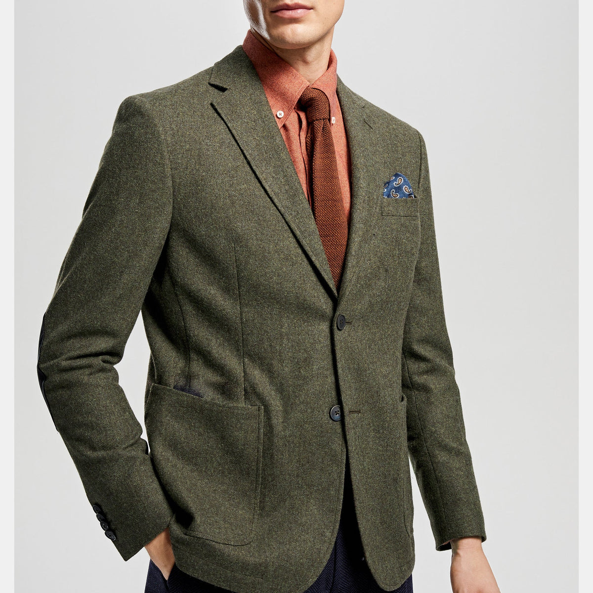 Sweetearing Men's Tweed Suit Wedding Suit Prom Tuxedo