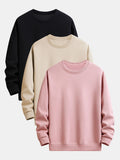 3 Pieces Basic Relax Fit Sweatshirt