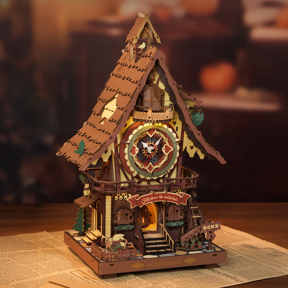 Robotime Cuckoo Clock Mechanical 3D Wooden Puzzle LC901C