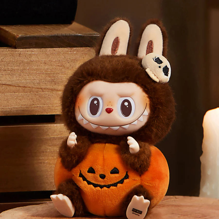 Happy Halloween Party Series-Sitting Pumpkin Vinyl Plush Pendant