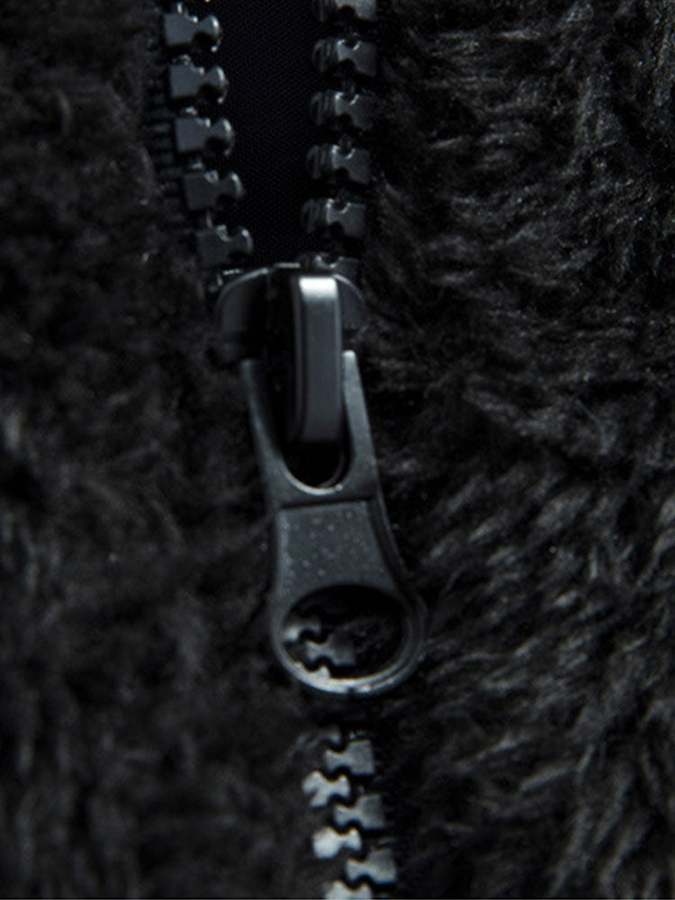 Teddy Fleece Hooded Jacket
