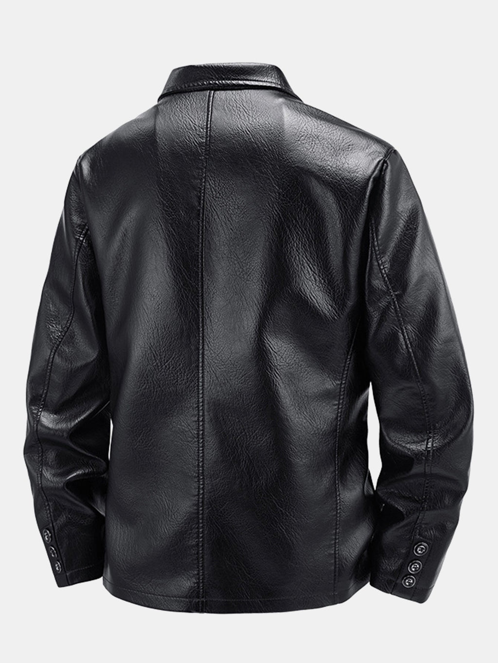 PU Leather Blazer