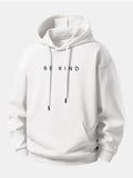 Be Kind Print Relax Fit Hoodie
