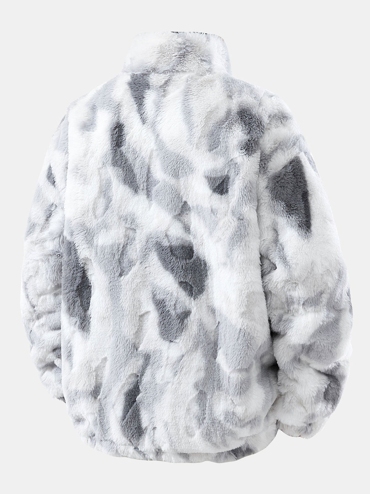 Faux Fur Zip-Up Jacket