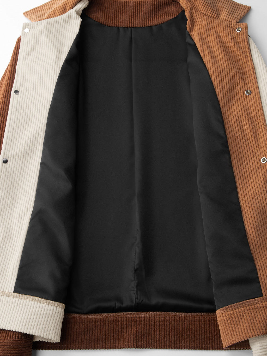 Color Block Corduroy Jacket