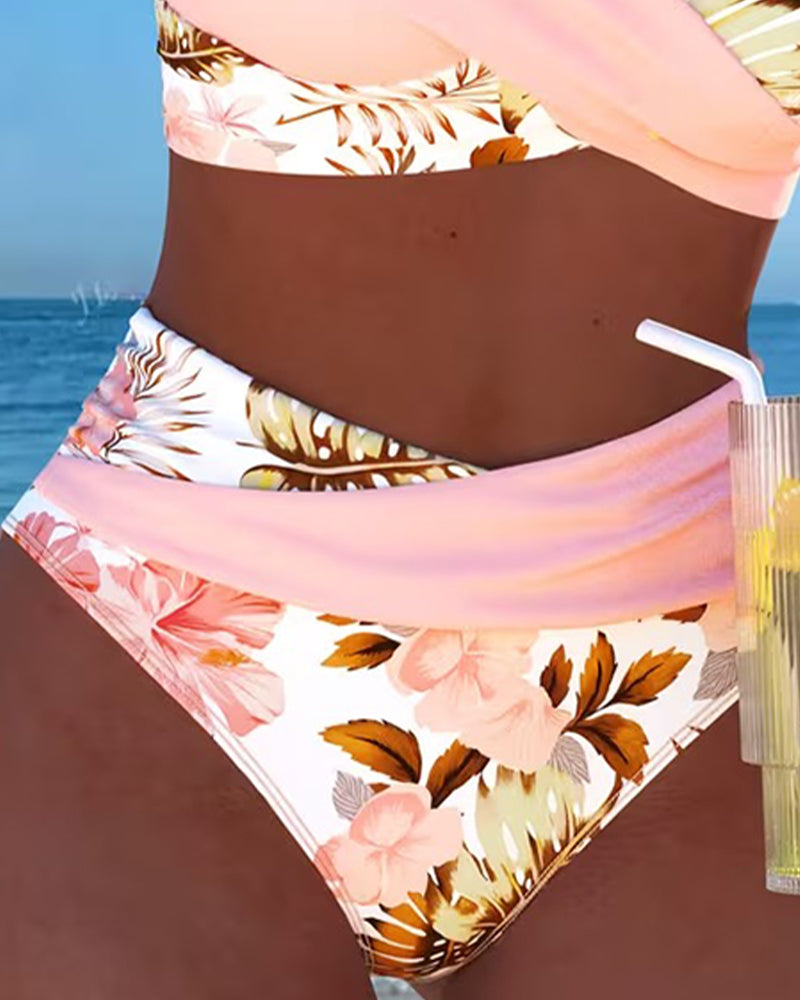 Sasha | Stilvoller Bikini mit floralen Cut-outs