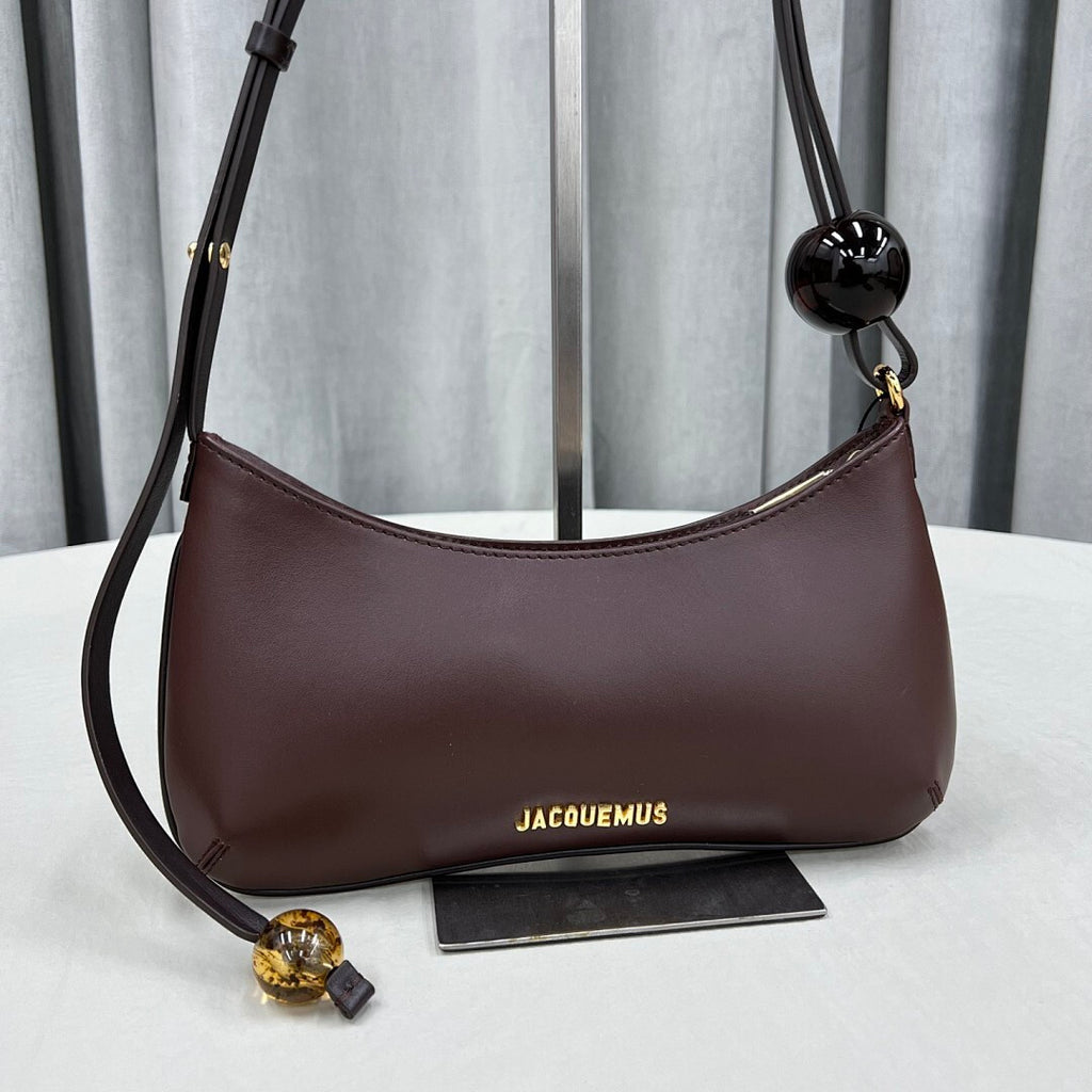 Jacquemus Suede Rectangular Shoulder Bag – Brown
