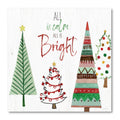 Bright Trees Gallery-Wrapped Canvas Wall Art