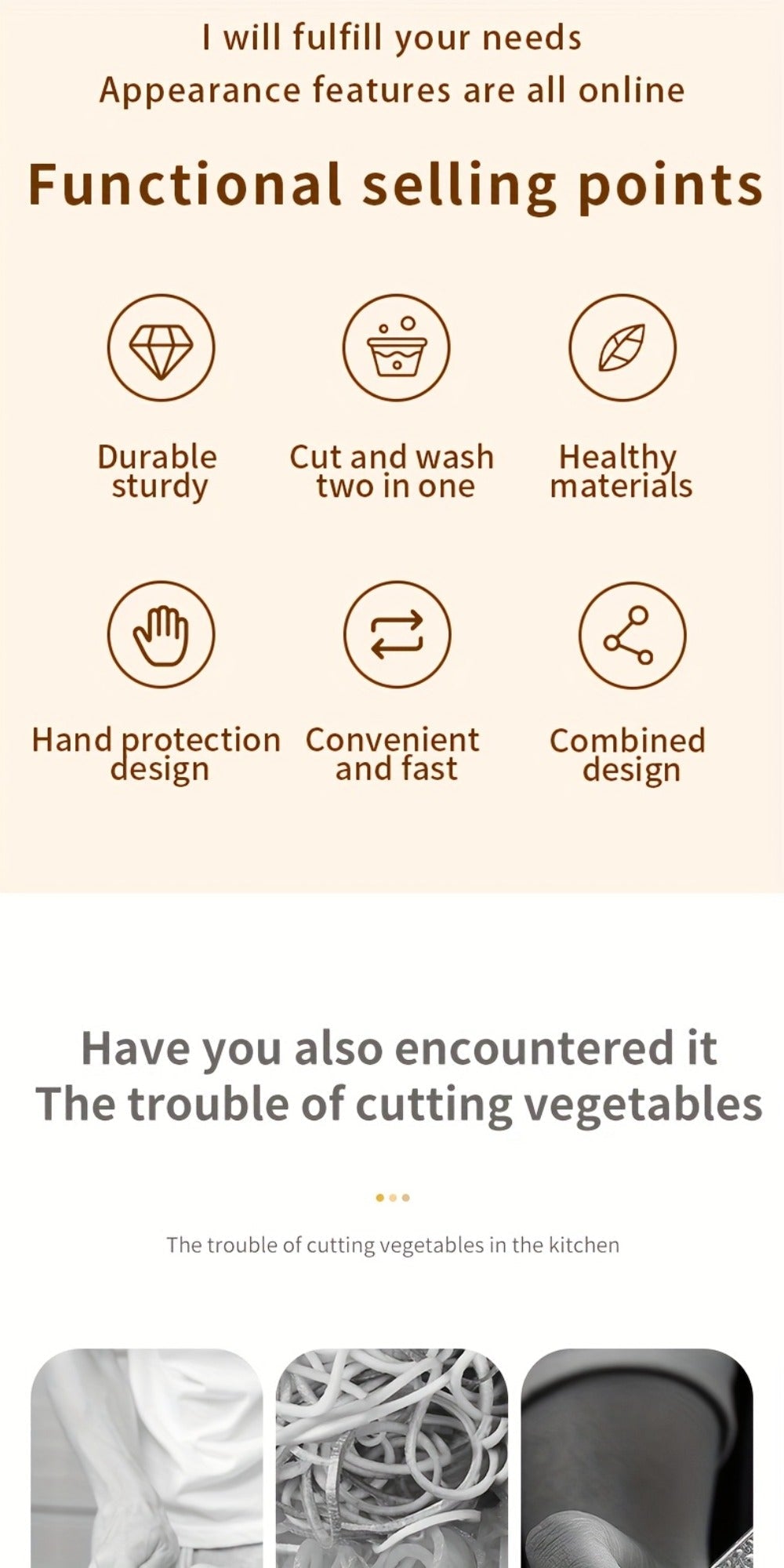 Vegetable Chopper 16-in-1 Manual Food Processor with Container, Onion Dicer, Potato Slicer, Garlic Mincer