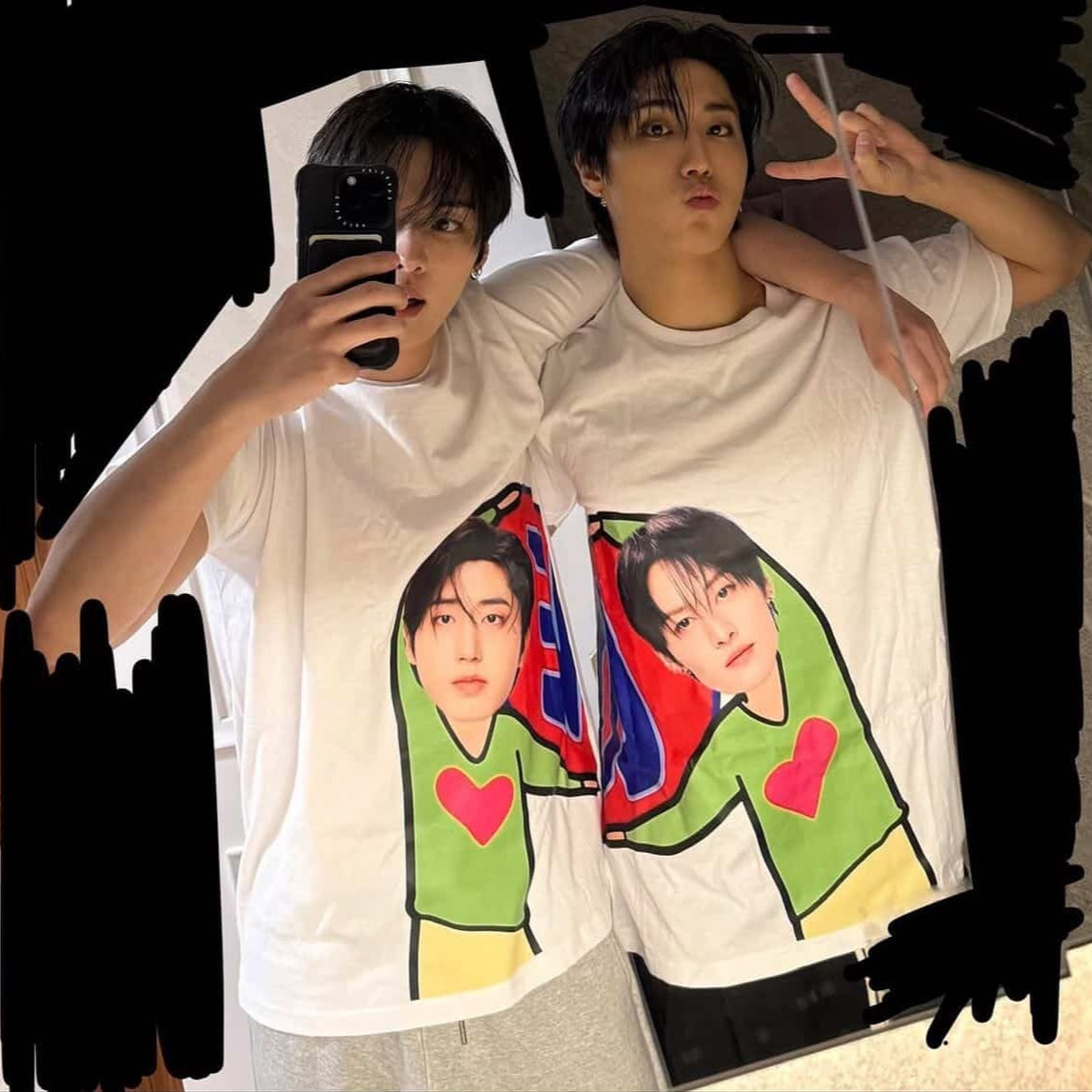 Lee Know and Han Matching Couple T-Shirts - Stray Kids merch
