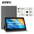 Android Tablet 7-Inch Gray with Android 14, 4GB Total RAM, 32GB Internal Storage and Bluetooth