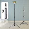 63-Inch Floor Phone Tripod with Two Checkout Models, Adjustable Holder and Optional Gooseneck Arm