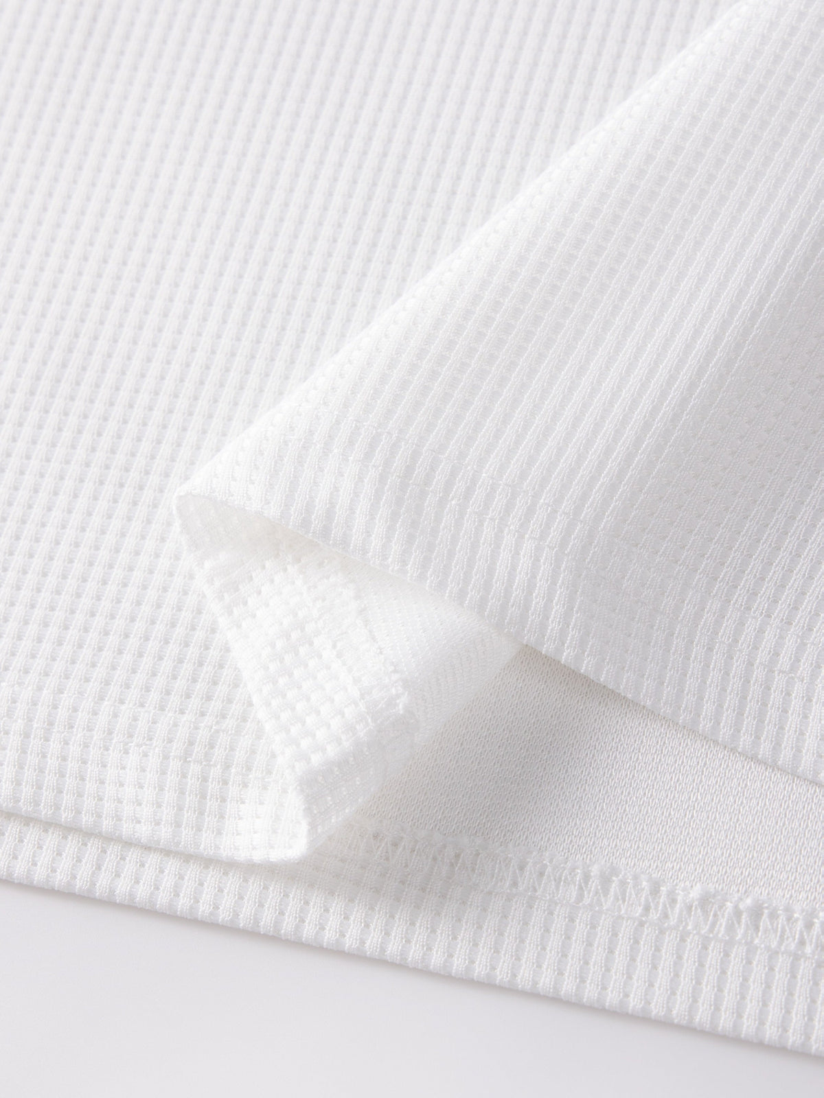 Frederick | Langarmshirt in strukturierter Waffelstrick-Optik