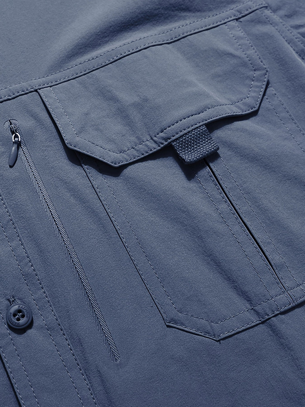 Hollis | Utility-Langarm-Cargoshirt