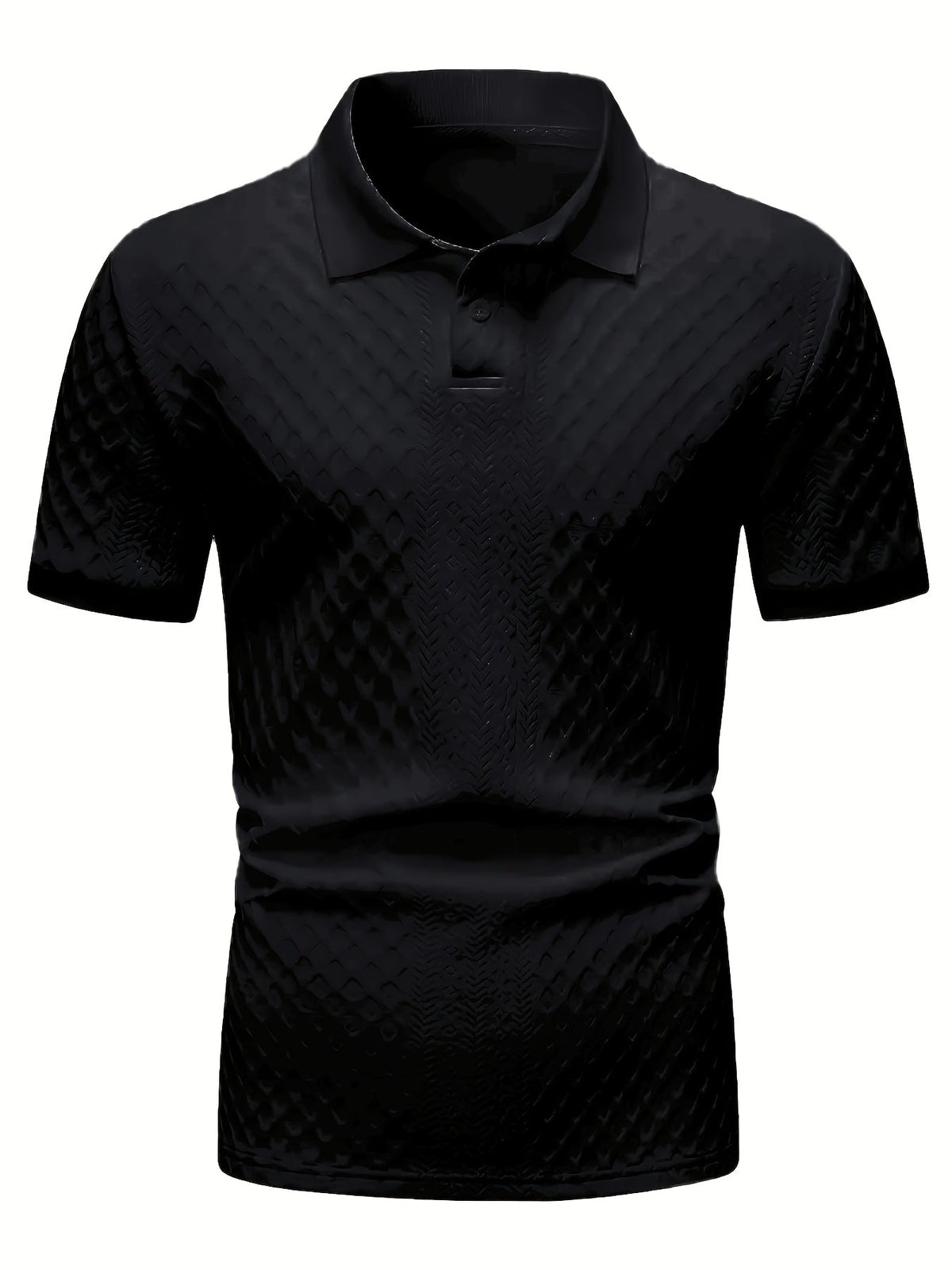 Harrington | Textured Business Polo Shirt