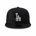 Casquette ajustée 59FIFTY Double Logo New Era Los Angeles Dodgers – Noir