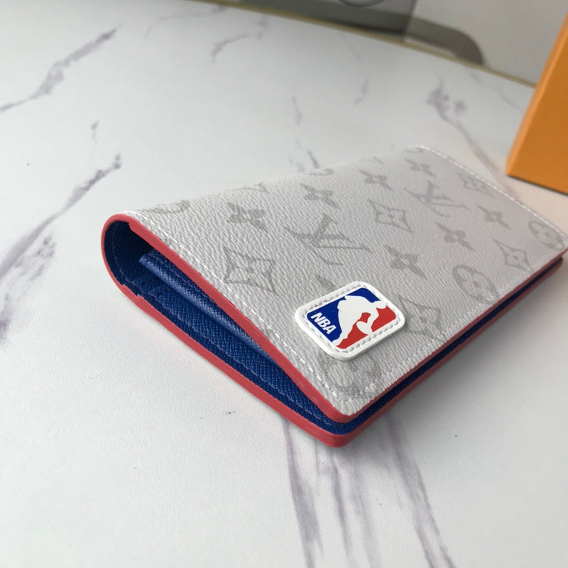 Louis Vuitton x NBA Brazza Wallet – Monogram White