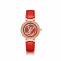 Louis Vuitton Tambour Moon Watch — Red & Rose Gold