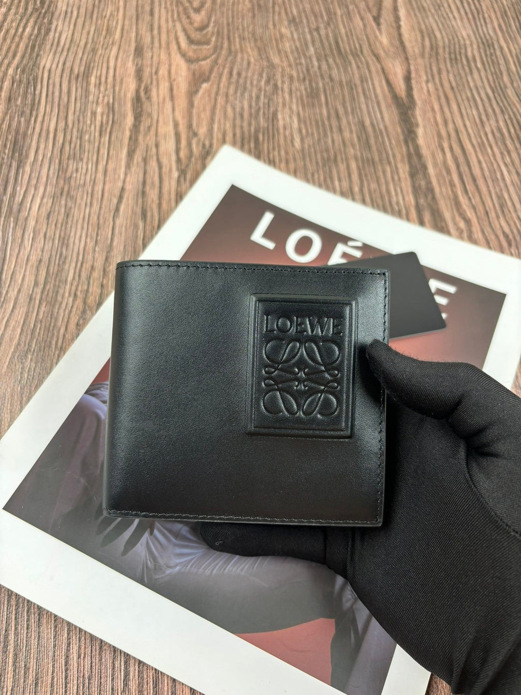 Bifold-Geldbörse mit Logo