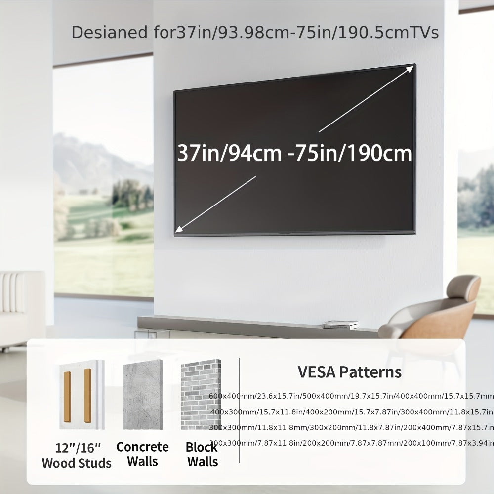 40-86 Inch TV Wall Mount, Large TV Wall Bracket for Living Room