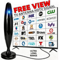 AI Smart TV Antenna Indoor with Signal Booster Amplifier – 4K 1080P HD, Digital Tuner, Range Extender, Home Theater & Streaming Compatible, Ultra Signal Pro