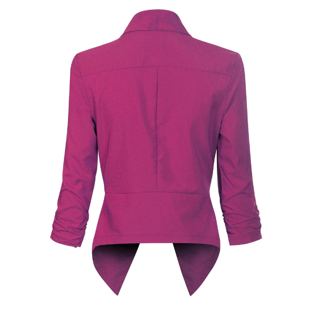 Beverly | Drapierter Blazer mit offener Front