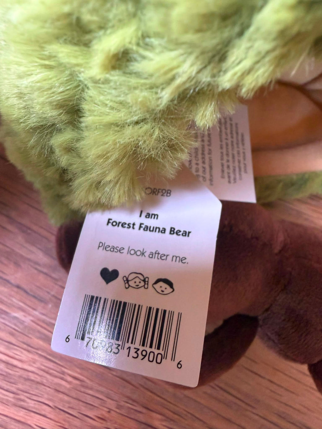 Jellycat Forest Fauna Bear