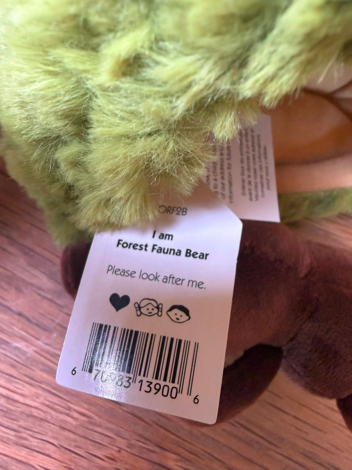 Jellycat Forest Fauna Bear