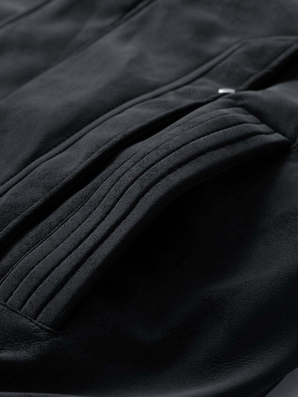 Relax Fit Suede Teddy Zipper Reversible Hooded Coat