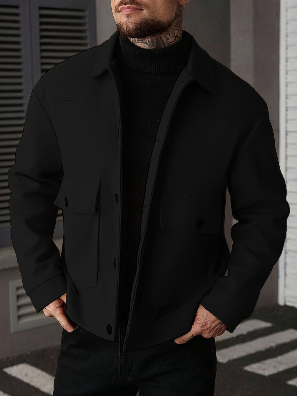 Ellery | Strukturiertes Overshirt-Jacke