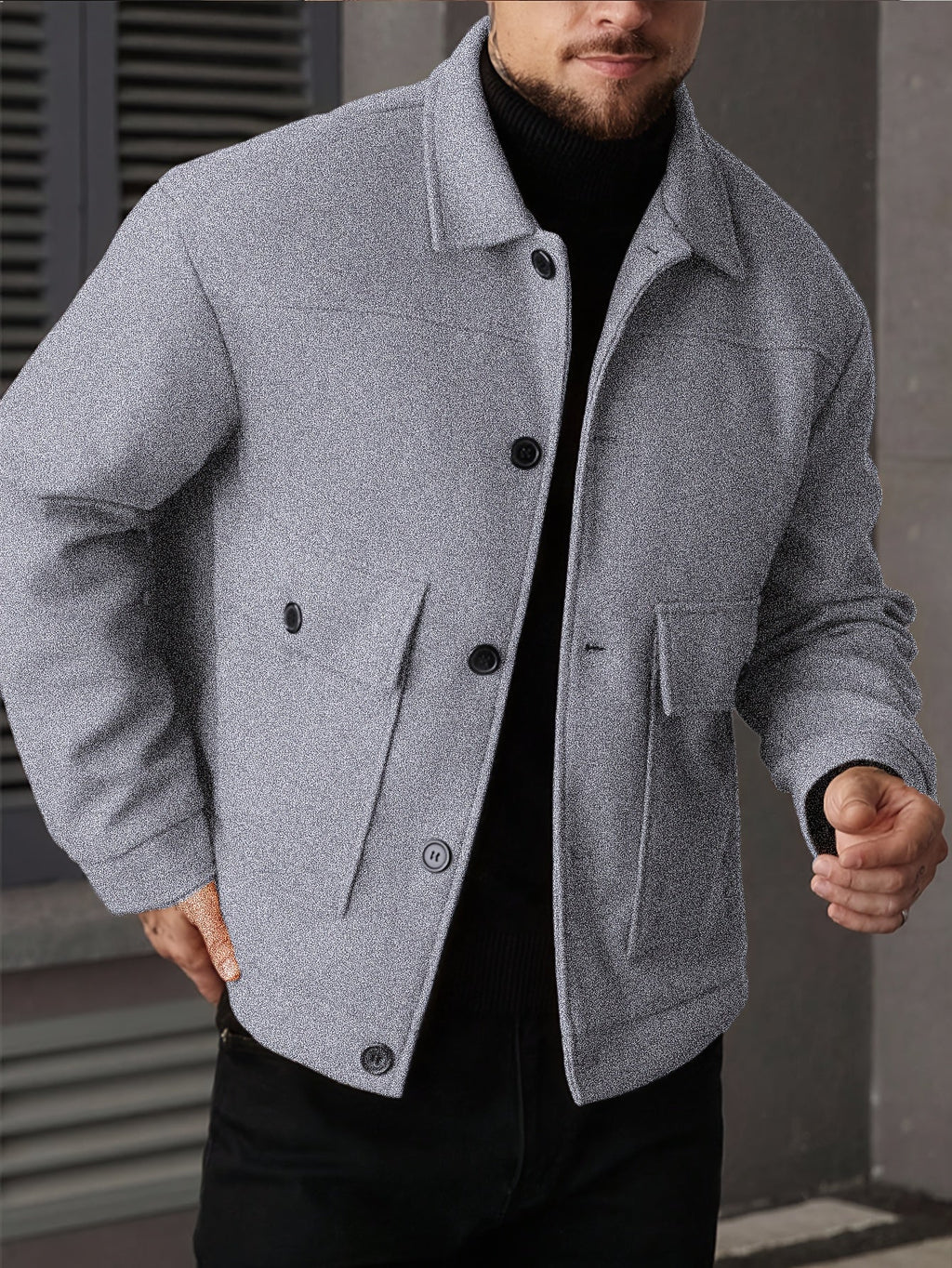 Ellery | Strukturiertes Overshirt-Jacke