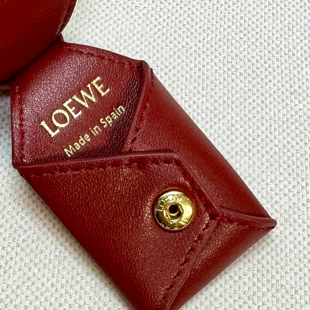 Loewe Puzzle Bag Medium – Berry Wine Red Smooth Calfskin Gold Hardware