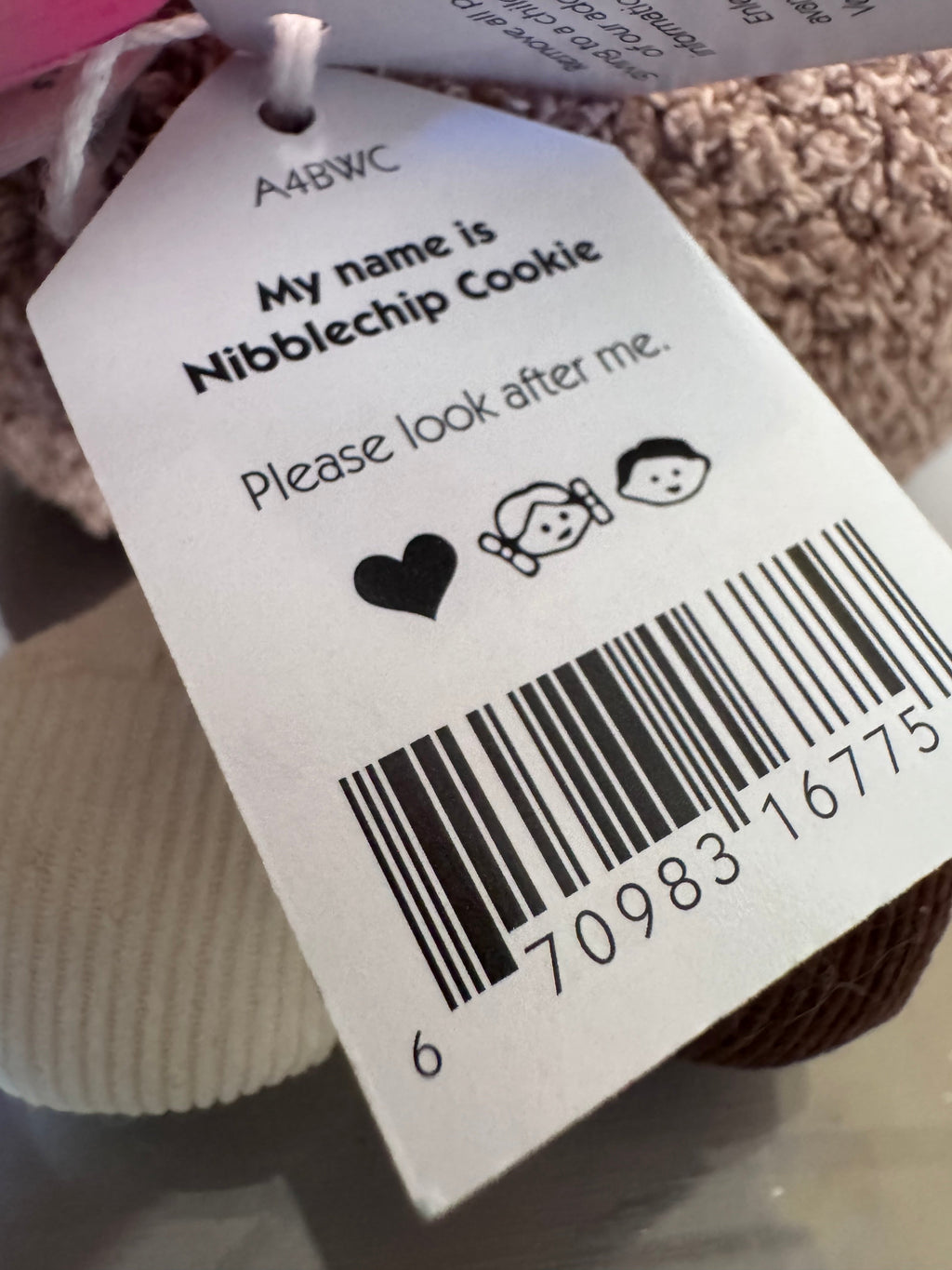 Jellycat Nibblechip Cookie and Pin